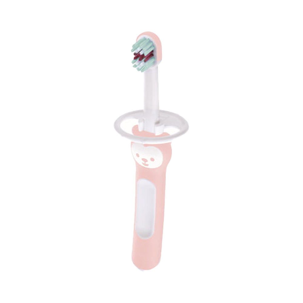 MAM - BABY'S BRUSH Βρεφική Οδοντόβουρτσα με ασπίδα προστασίας 6m+ (κορίτσι)